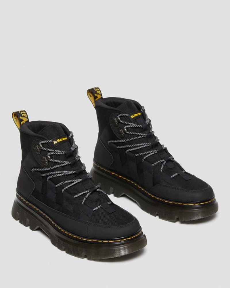 Dr Martens Boury Læder Casual Støvler Dame Sort | Danmark_Dr92014