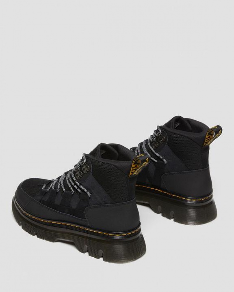 Dr Martens Boury Læder Casual Støvler Dame Sort | Danmark_Dr92014