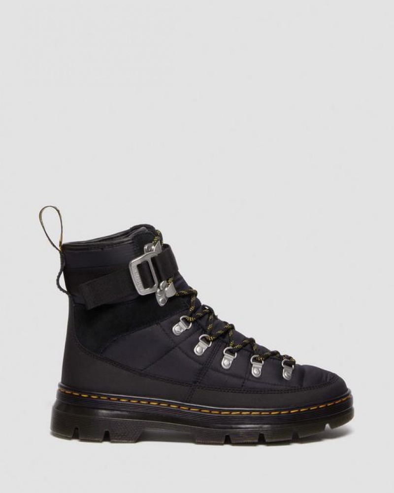 Dr Martens Combs Tech Quiltet Casual Støvler Dame Sort | Danmark_Dr69153