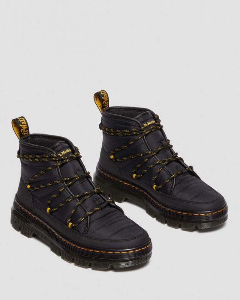 Dr Martens Combs Women's Polstret Casual Støvler Dame Sort | Danmark_Dr62370