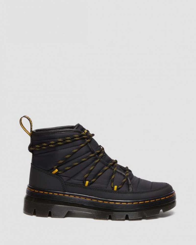 Dr Martens Combs Women's Polstret Casual Støvler Dame Sort | Danmark_Dr62370