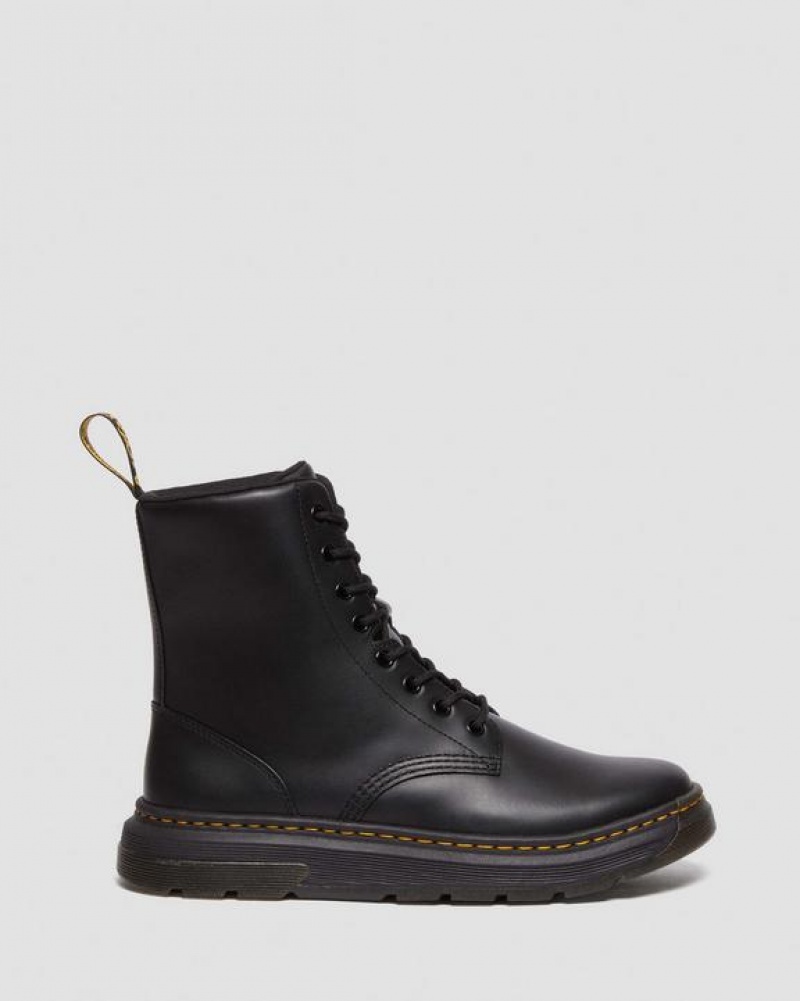 Dr Martens Crewson Classic Læder Everyday Støvler Dame Sort | Danmark_Dr80213