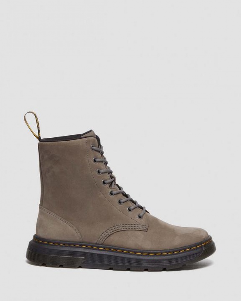 Dr Martens Crewson Nubuck Læder Everyday Støvler Dame Grå | Danmark_Dr46522