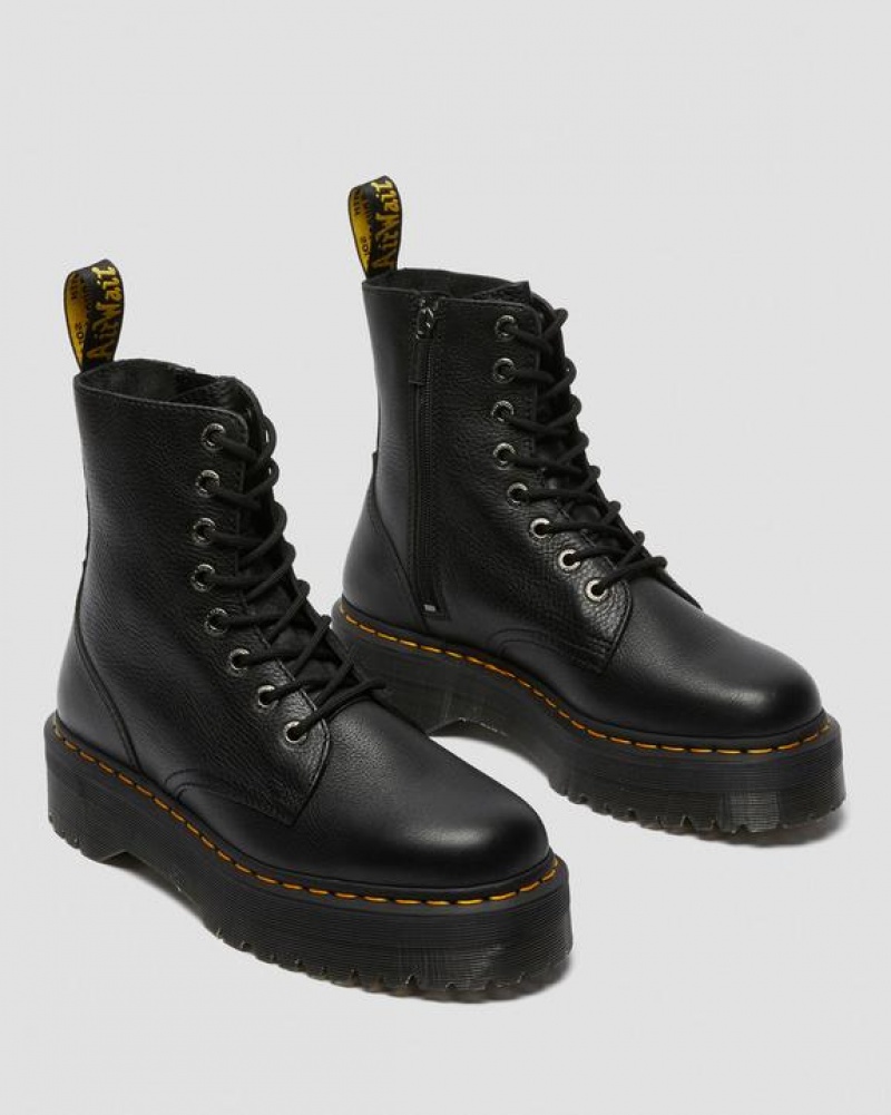 Dr Martens Jadon III Boot Pisa Læder Platforms Støvler Dame Sort | Danmark_Dr39097