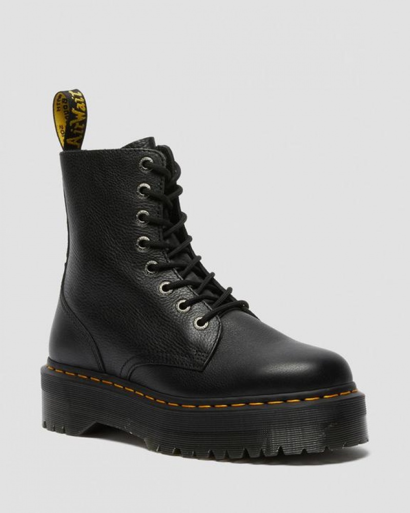 Dr Martens Jadon III Boot Pisa Læder Platforms Støvler Dame Sort | Danmark_Dr39097