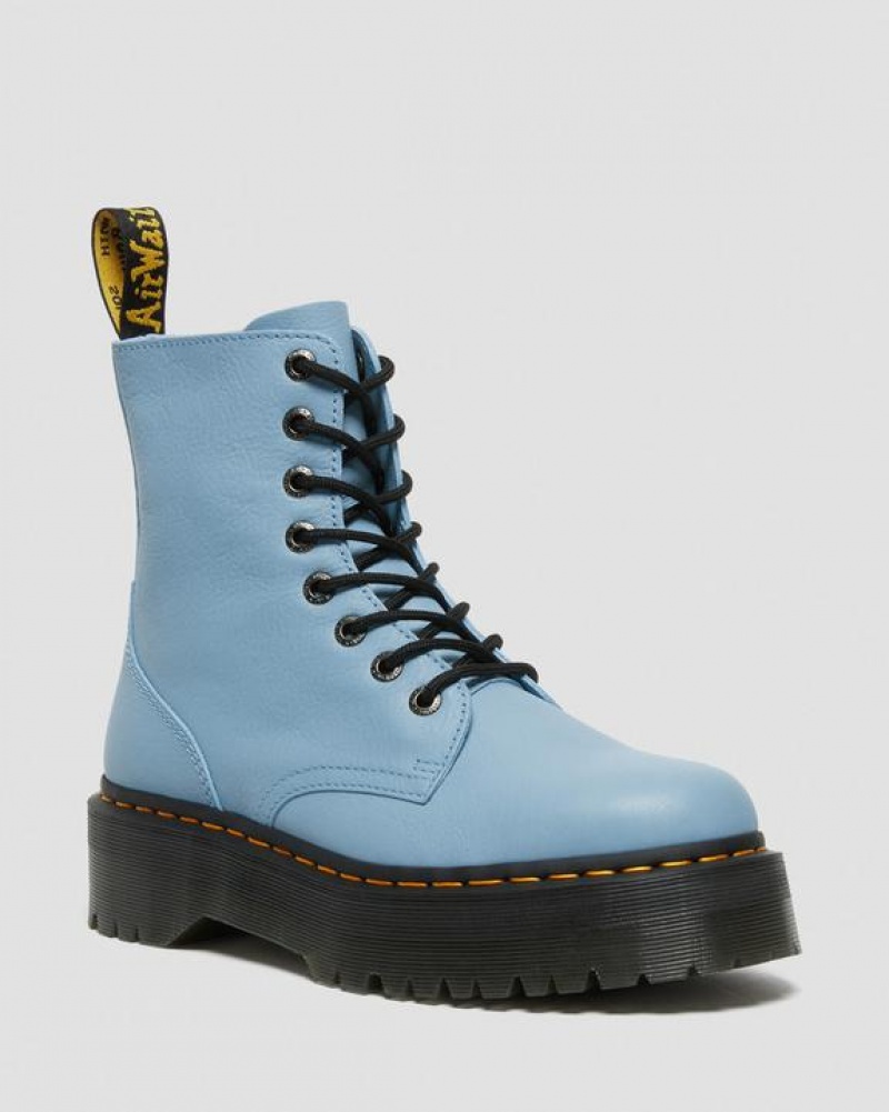 Dr Martens Jadon III Boot Pisa Læder Platform Sko Herre Blå | Danmark_Dr53861