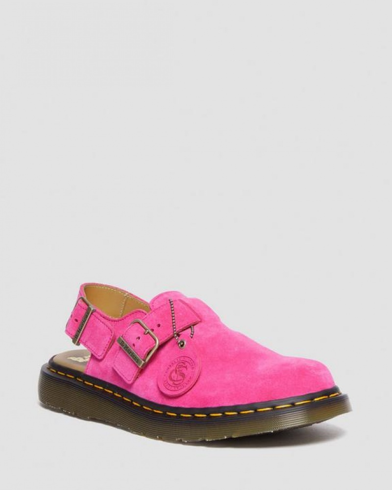 Dr Martens Jorge Made in England Ruskind Slingback Sandaler Dame Lyserød | Danmark_Dr38989