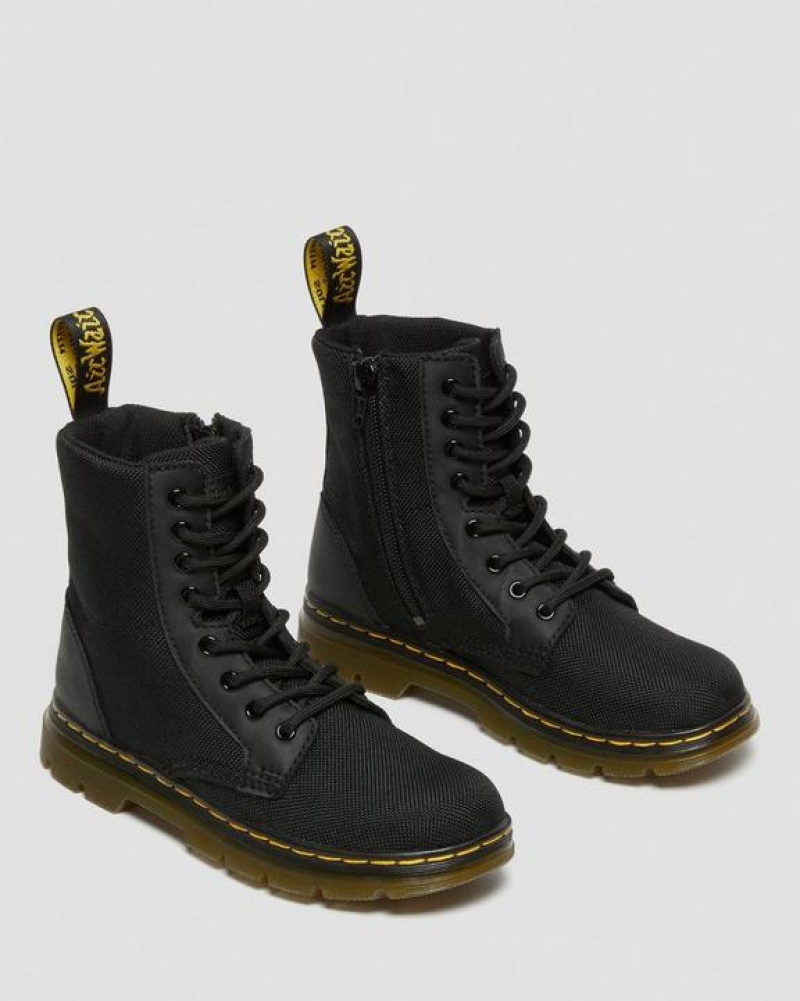 Dr Martens Junior Combs Extra Tough Poly Casual Støvler Børn Sort | Danmark_Dr93405