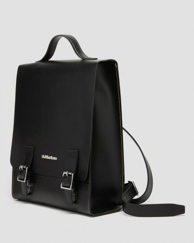 Dr Martens Læder Box Backpack Tasker Accessories Sort | Danmark_Dr75281