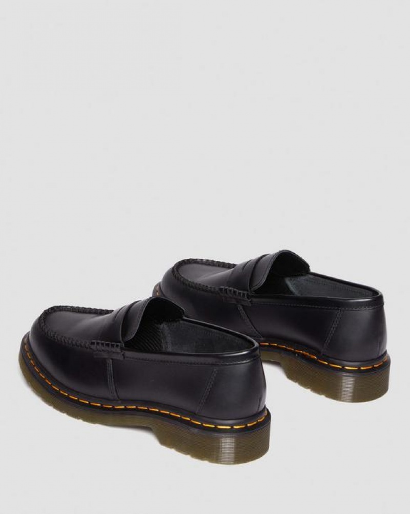 Dr Martens Penton Smooth Læder Loafers Sko Dame Sort | Danmark_Dr61197