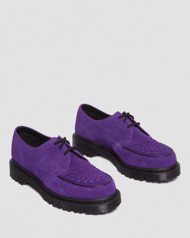 Dr Martens Ramsey Supreme Ruskind Creepers Sko Dame Lilla | Danmark_Dr41824