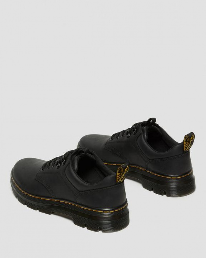 Dr Martens Reeder Wyoming Læder Utility Sko Herre Sort | Danmark_Dr41389