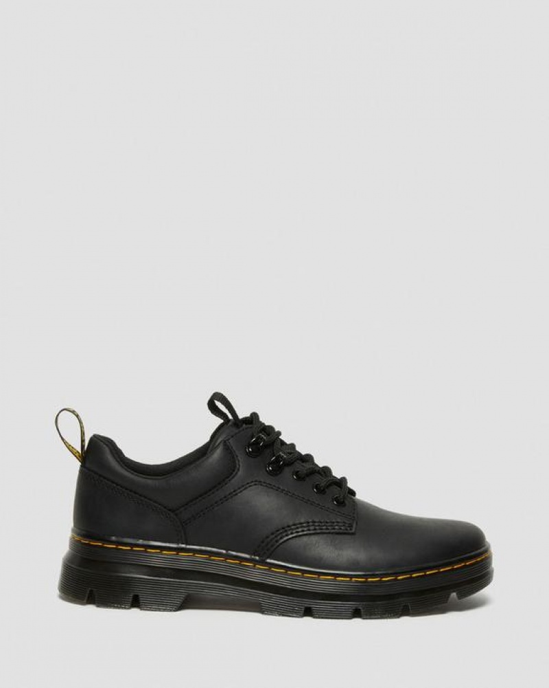 Dr Martens Reeder Wyoming Læder Utility Sko Herre Sort | Danmark_Dr41389