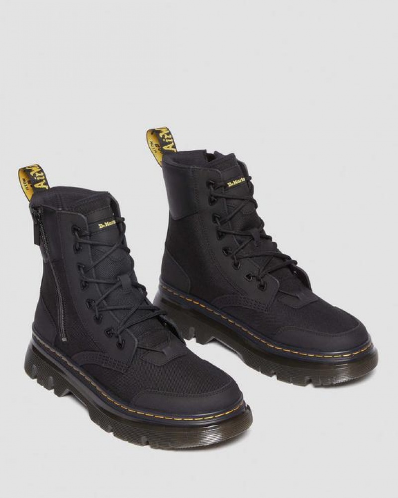 Dr Martens Tarik Zip Poly & Læder Utility Støvler Dame Sort | Danmark_Dr19676