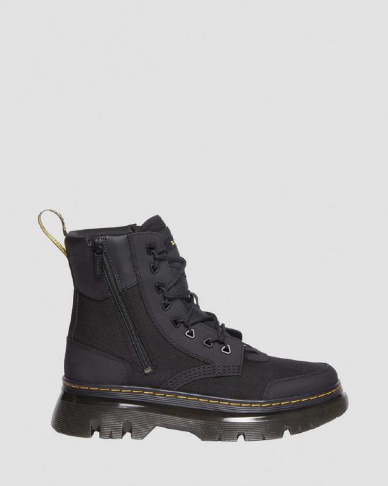 Dr Martens Tarik Zip Poly & Læder Utility Støvler Dame Sort | Danmark_Dr19676