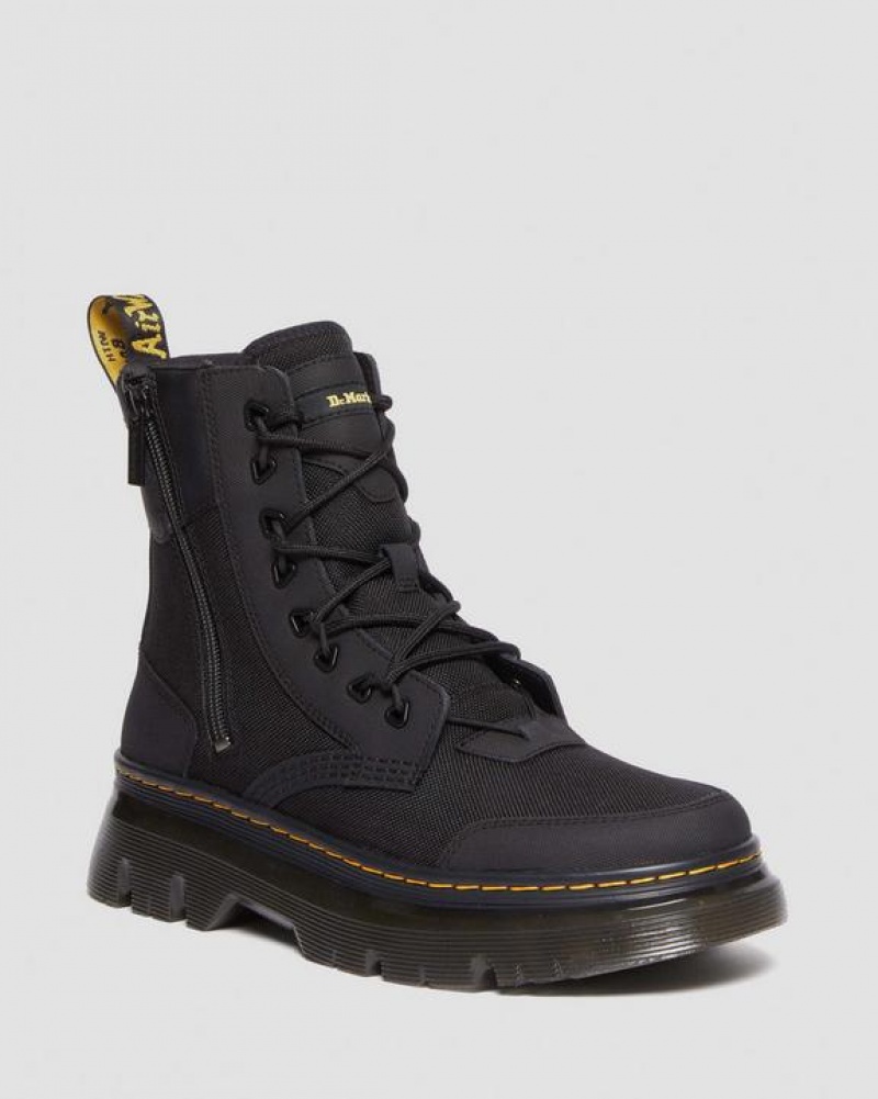 Dr Martens Tarik Zip Poly & Læder Utility Støvler Dame Sort | Danmark_Dr19676