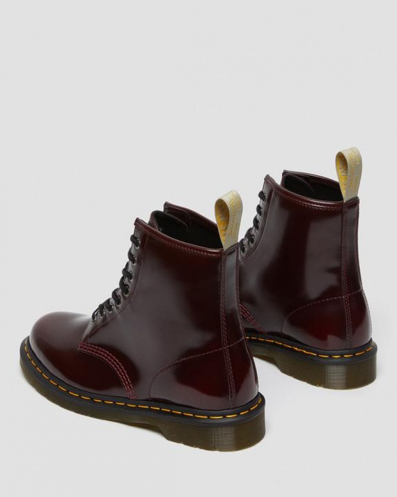 Dr Martens Veganske 1460 Blonder Up Støvler Dame Lyserød Rød | Danmark_Dr62173