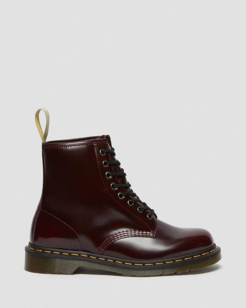 Dr Martens Veganske 1460 Blonder Up Støvler Dame Lyserød Rød | Danmark_Dr62173