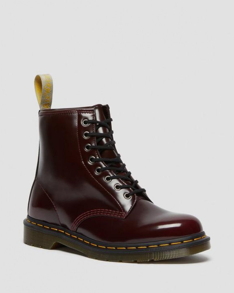 Dr Martens Veganske 1460 Blonder Up Støvler Dame Lyserød Rød | Danmark_Dr62173