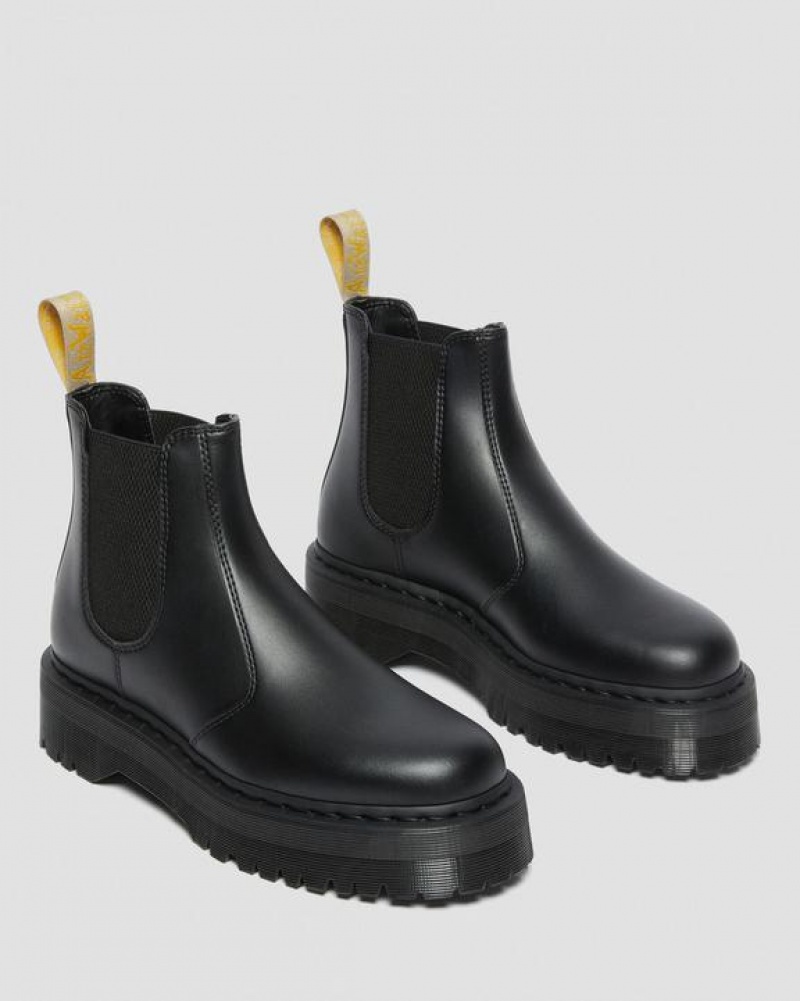 Dr Martens Veganske 2976 Felix Chelsea Platform Sko Dame Sort | Danmark_Dr39675