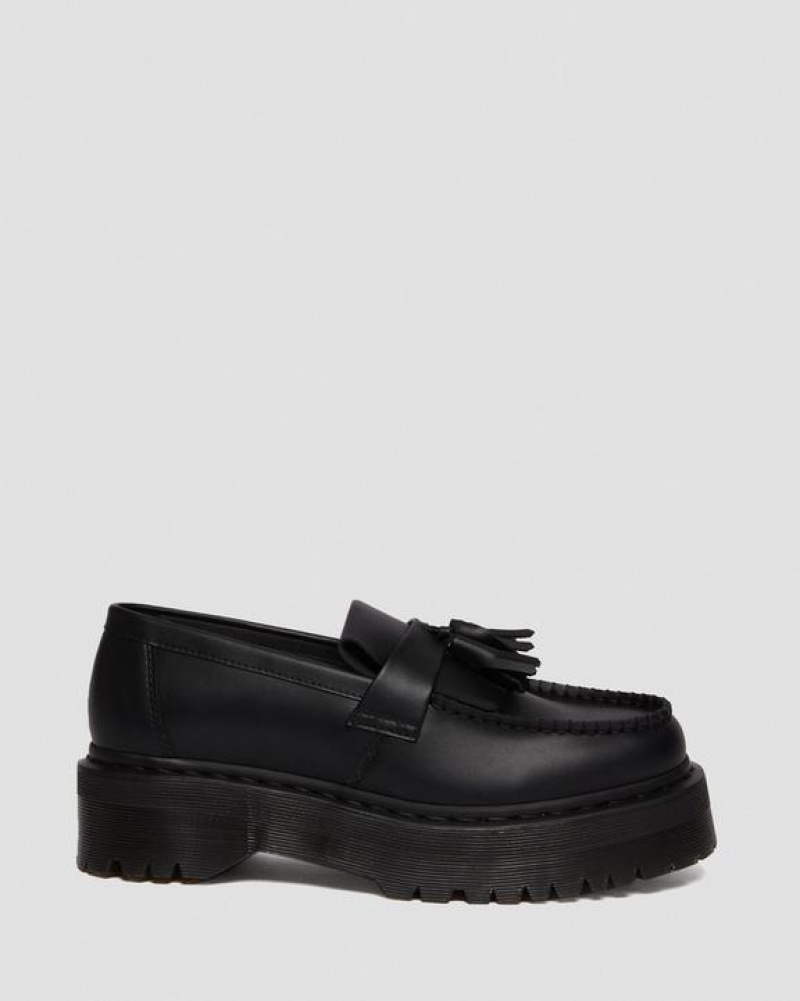 Dr Martens Veganske Adrian Felix Platform Tassel Loafers Sko Dame Sort | Danmark_Dr69914