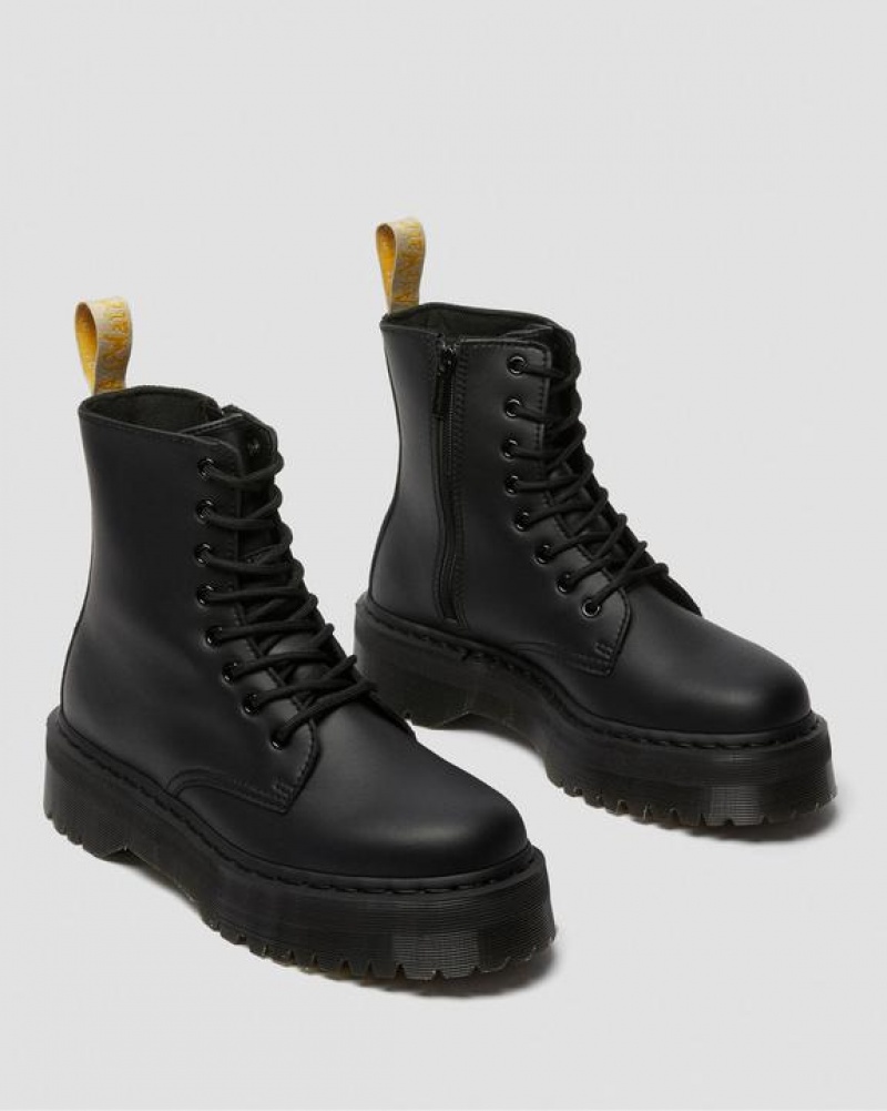 Dr Martens Veganske Jadon II Boot Mono Platforms Støvler Dame Sort | Danmark_Dr66819