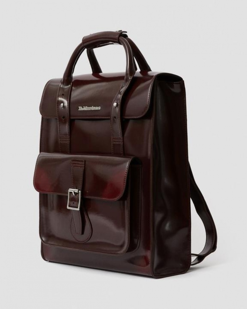 Dr Martens Veganske Læder Backpack Tasker Accessories Rød | Danmark_Dr74678