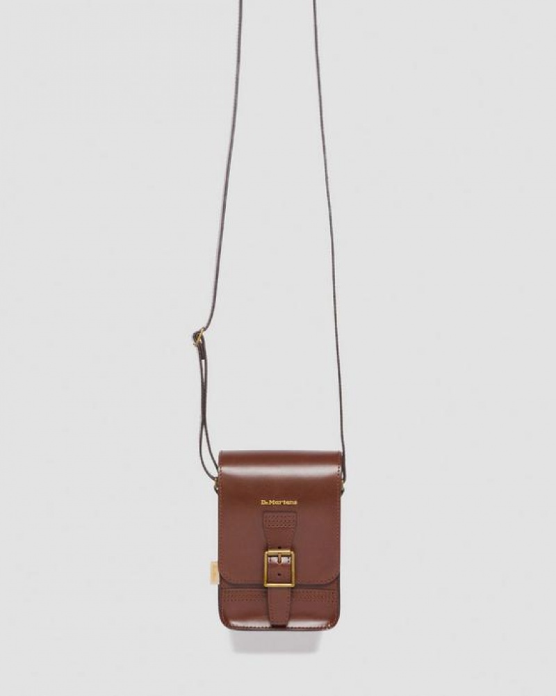 Dr Martens Veganske Norfolk Vertical Crossbody Tasker Accessories Brune | Danmark_Dr55837