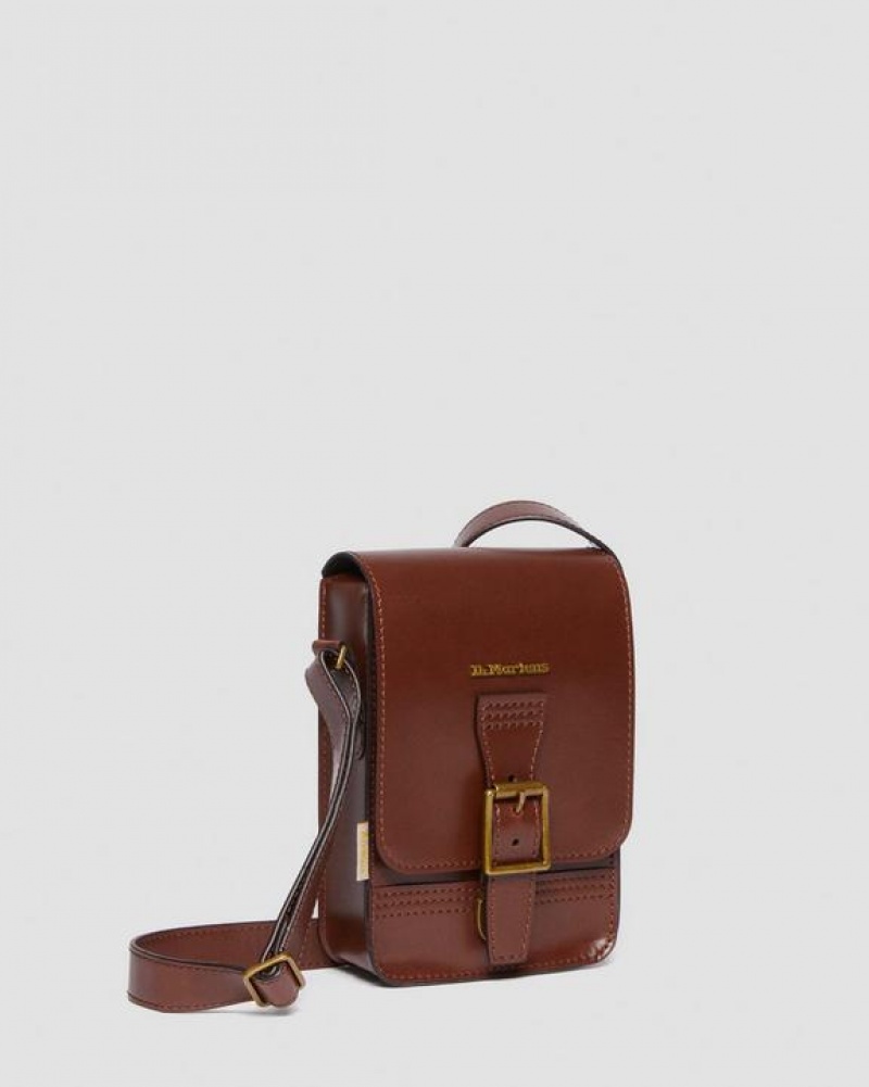 Dr Martens Veganske Norfolk Vertical Crossbody Tasker Accessories Brune | Danmark_Dr55837