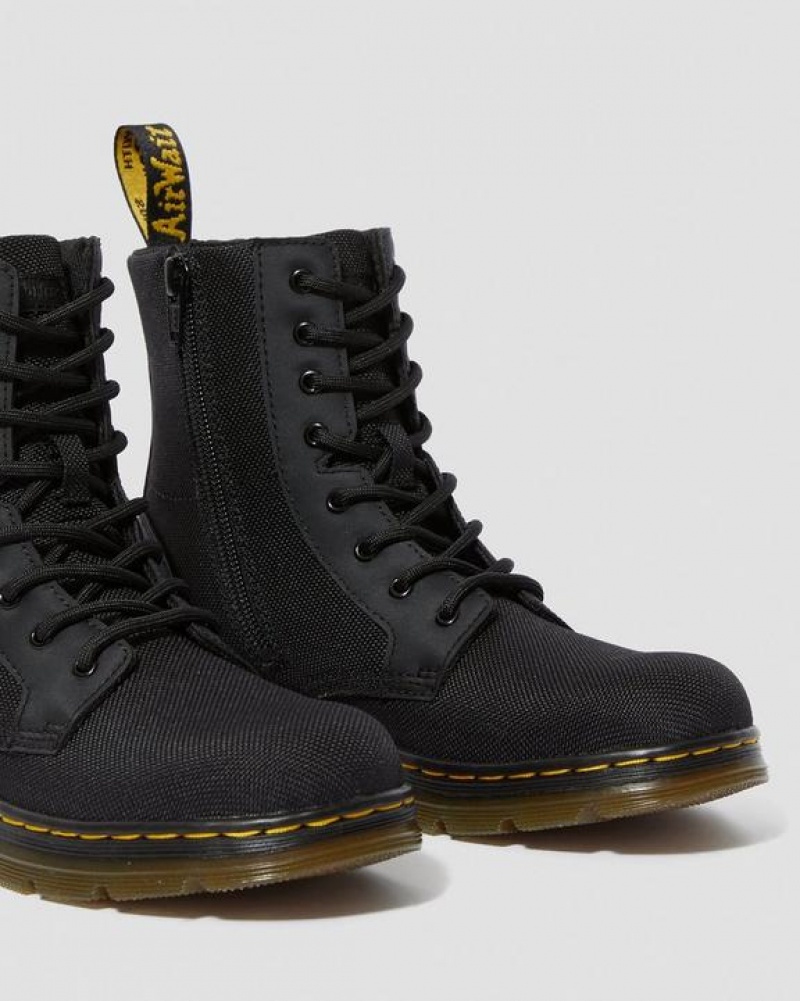 Dr Martens Youth Combs Extra Tough Poly Casual Støvler Børn Sort | Danmark_Dr32353